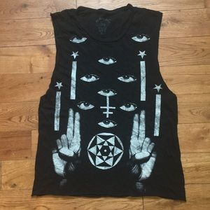 Demon babies graphic tank